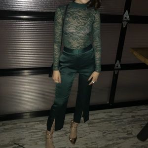 LittleMoon emerald green outfit